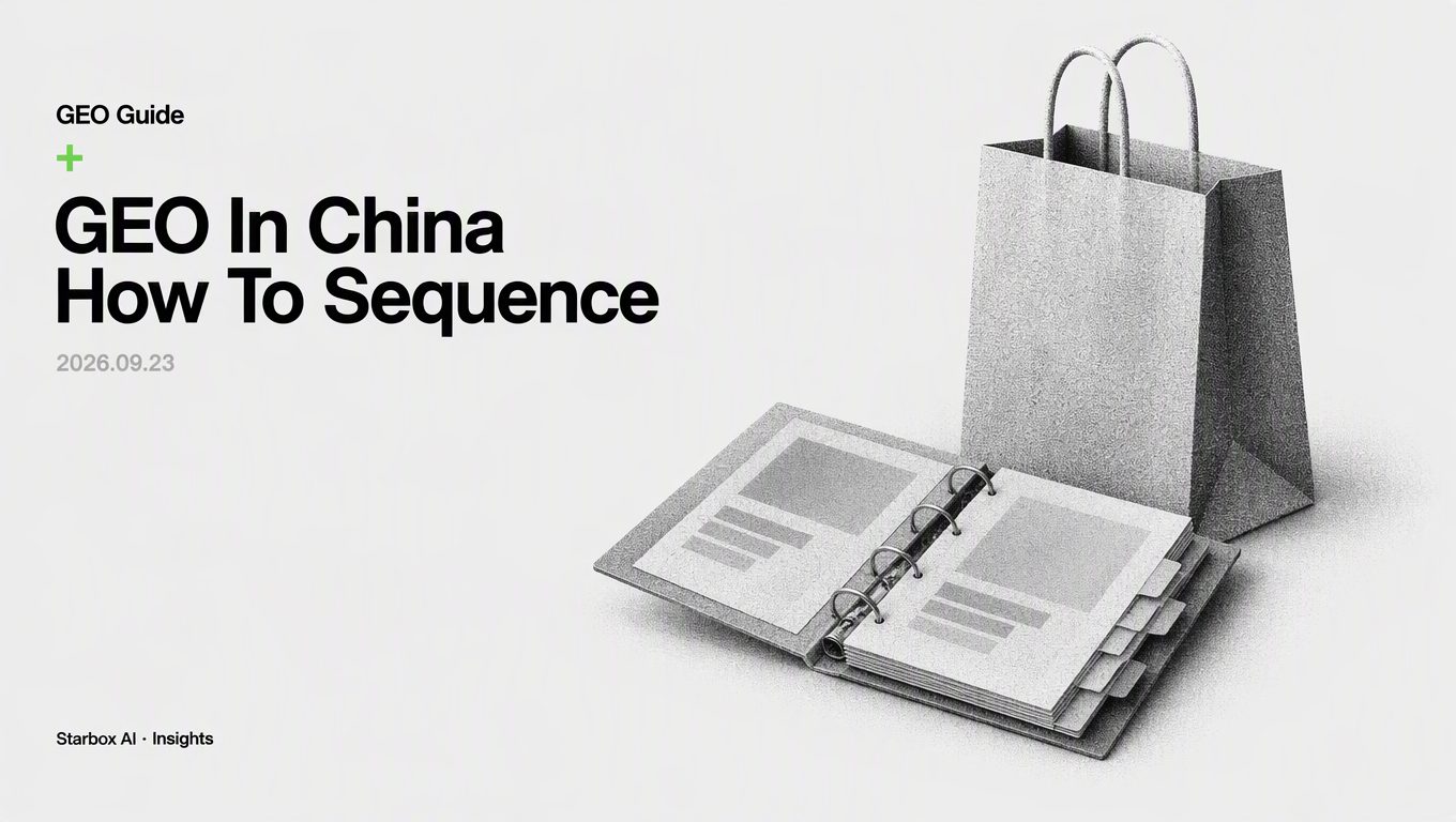 How Consumer Brands Should Sequence GEO in China