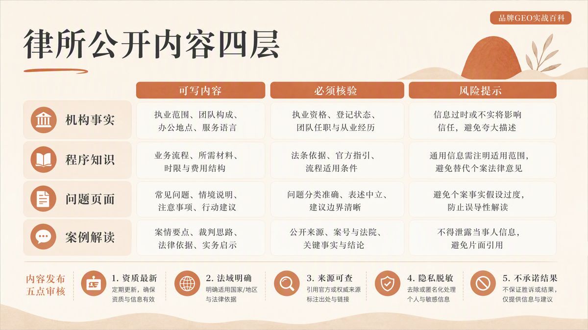 律所怎么做生成式搜索优化（GEO）