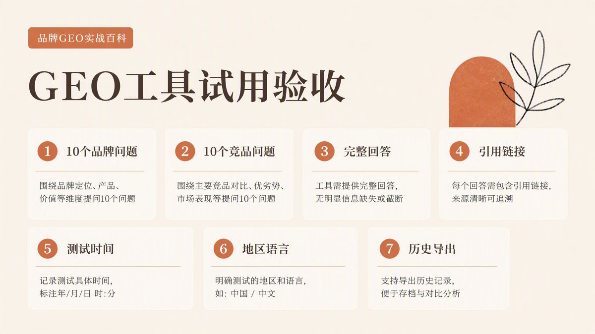 GEO(生成式引擎優化)工具怎麼選