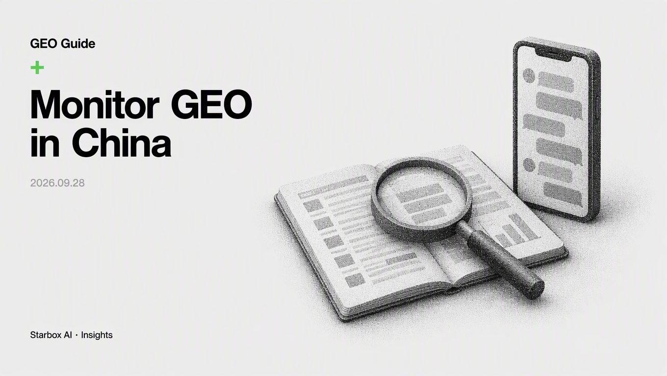 How to Monitor GEO in China: A Repeatable Tracking Framework