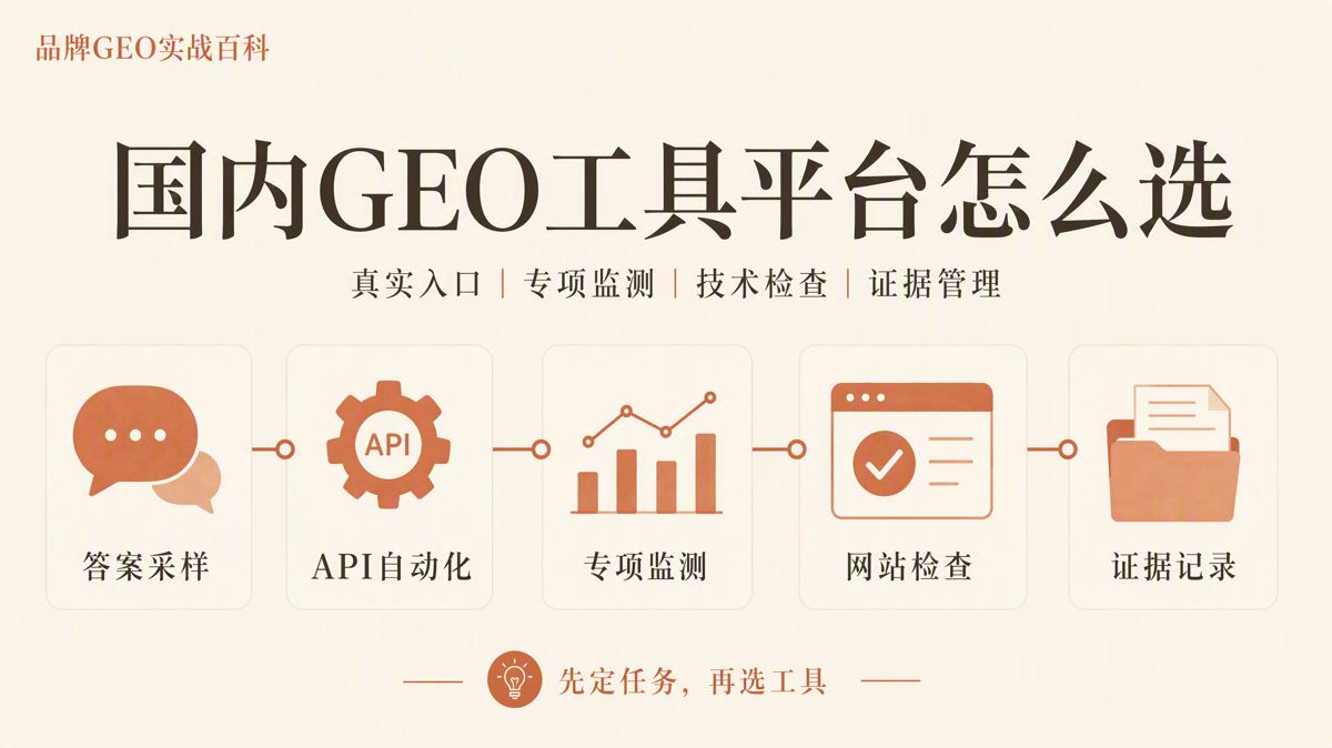 國內 GEO 工具怎麼選:五層能力與七天試用