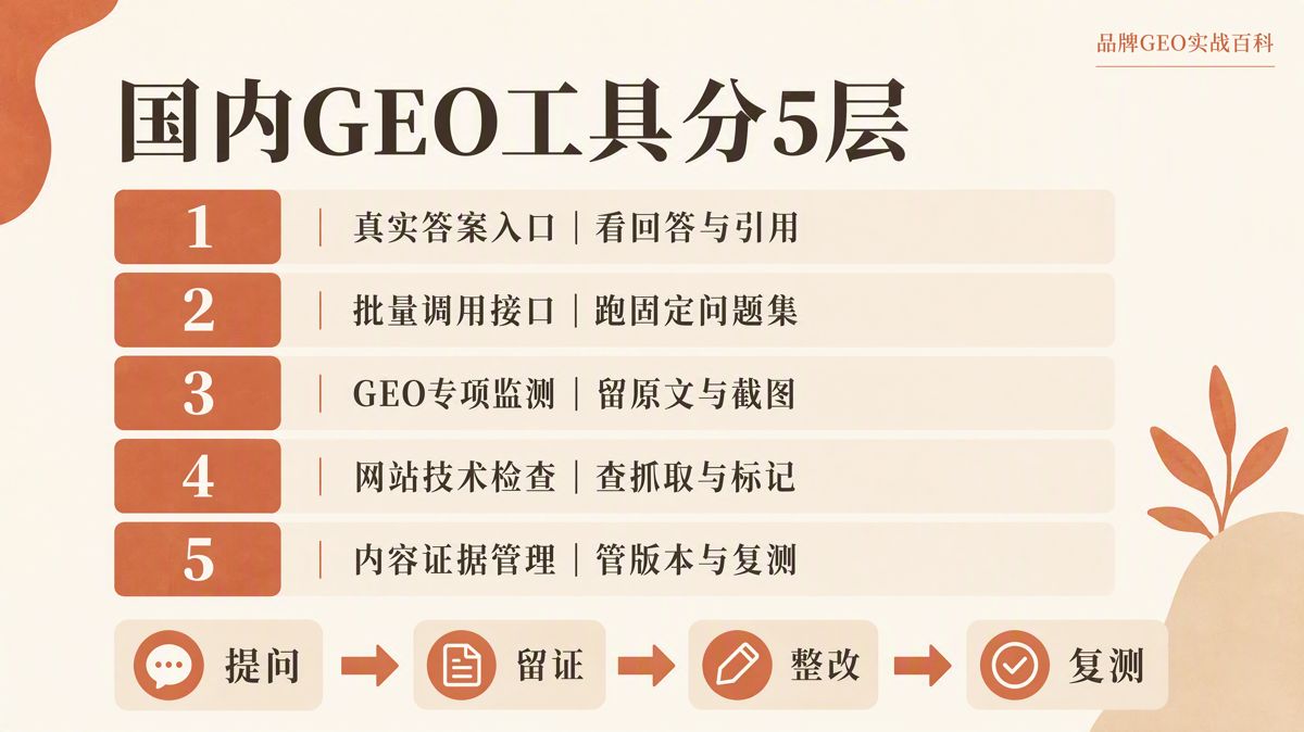 國內 GEO 工具怎麼選:五層能力與七天試用