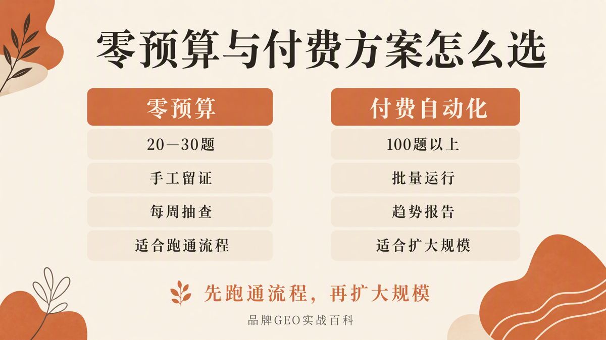 沒預算做GEO?先完成這6步