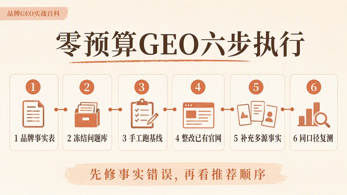 沒預算做GEO?先完成這6步