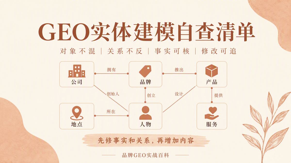 GEO实体建模上线前:7项自查