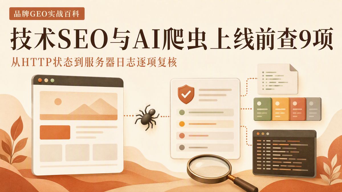 上线前SEO(搜索引擎优化)与AI(人工智能)爬虫9项检查