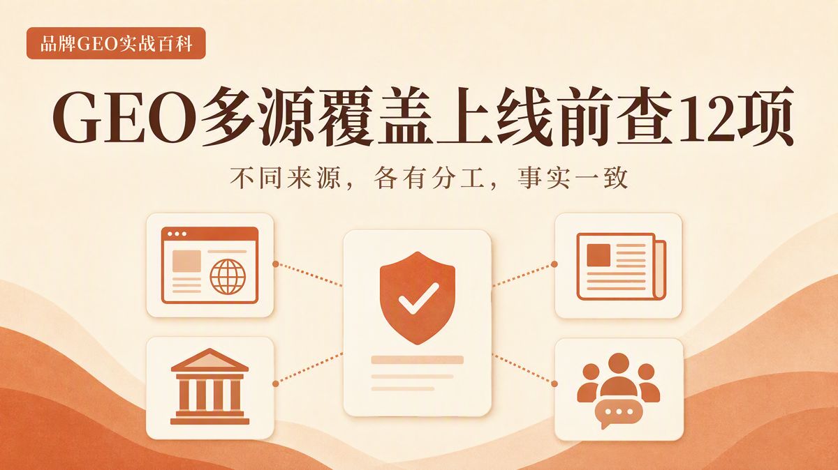 GEO多源覆盖上线前的12项检查