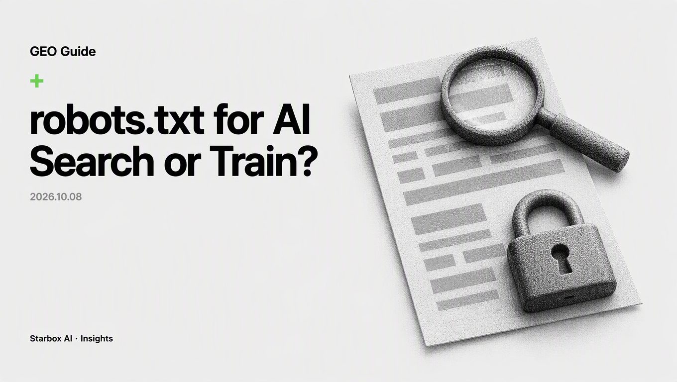 robots.txt for AI Crawlers: Allow Search, Block Training