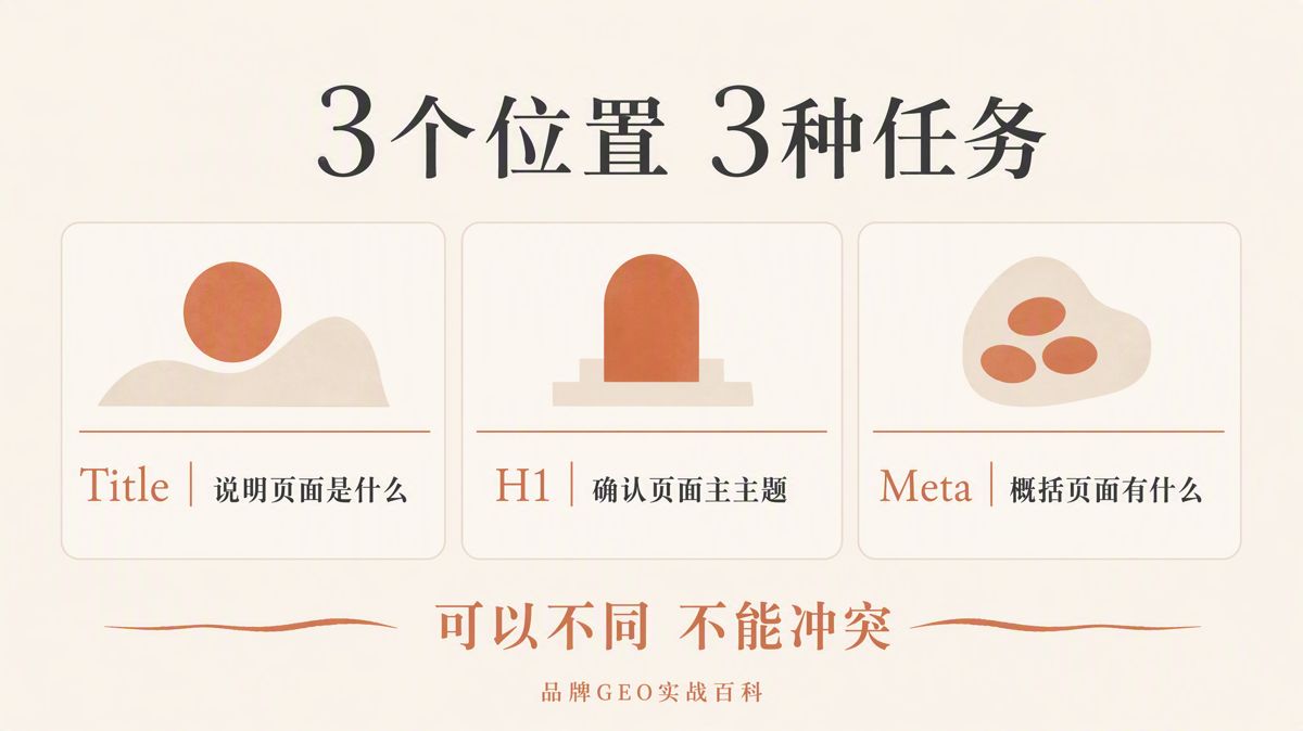 Title、H1、Meta怎么写？先统一页面主题