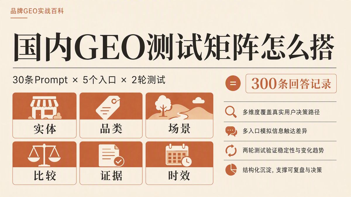 國內GEO測試矩陣怎麼搭?