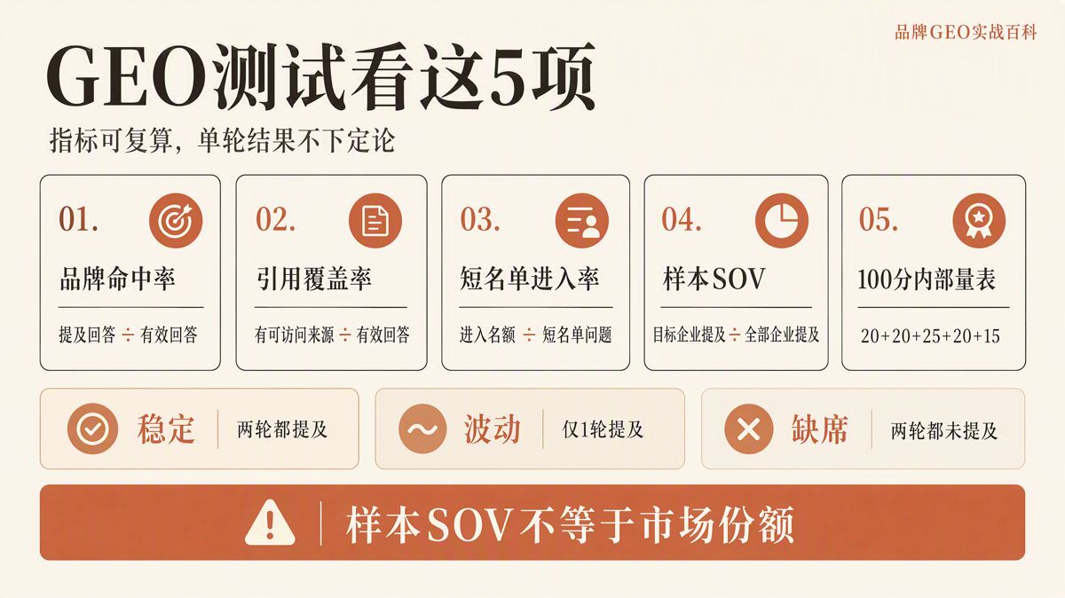 國內GEO測試矩陣怎麼搭?