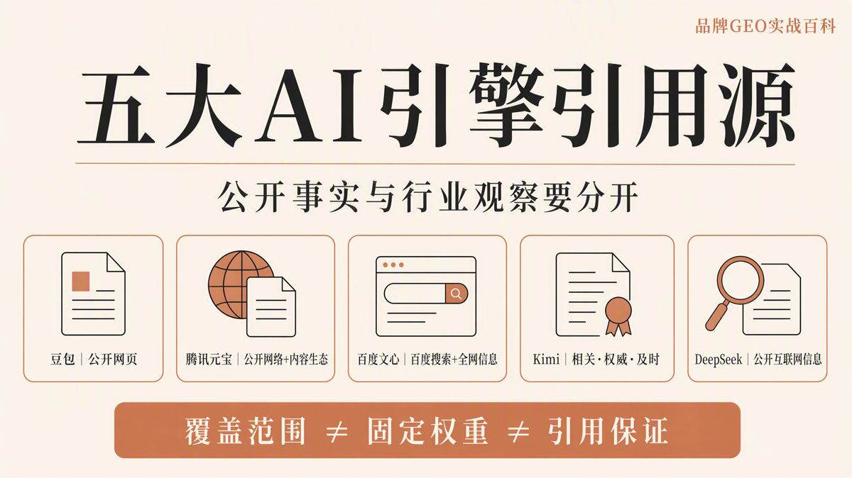 国内五大AI引擎偏好引用什么?