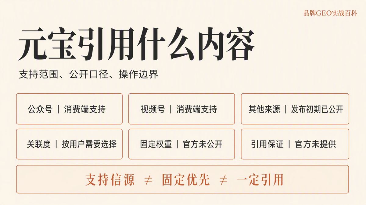 元宝引用什么内容?先看6个判断