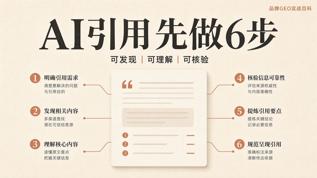 想被AI答案引用,先做这6步